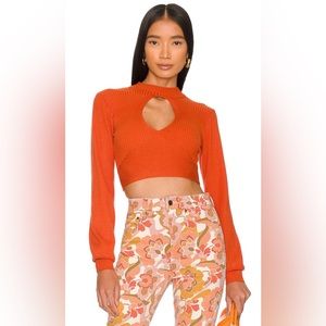 XS cropped sweater top